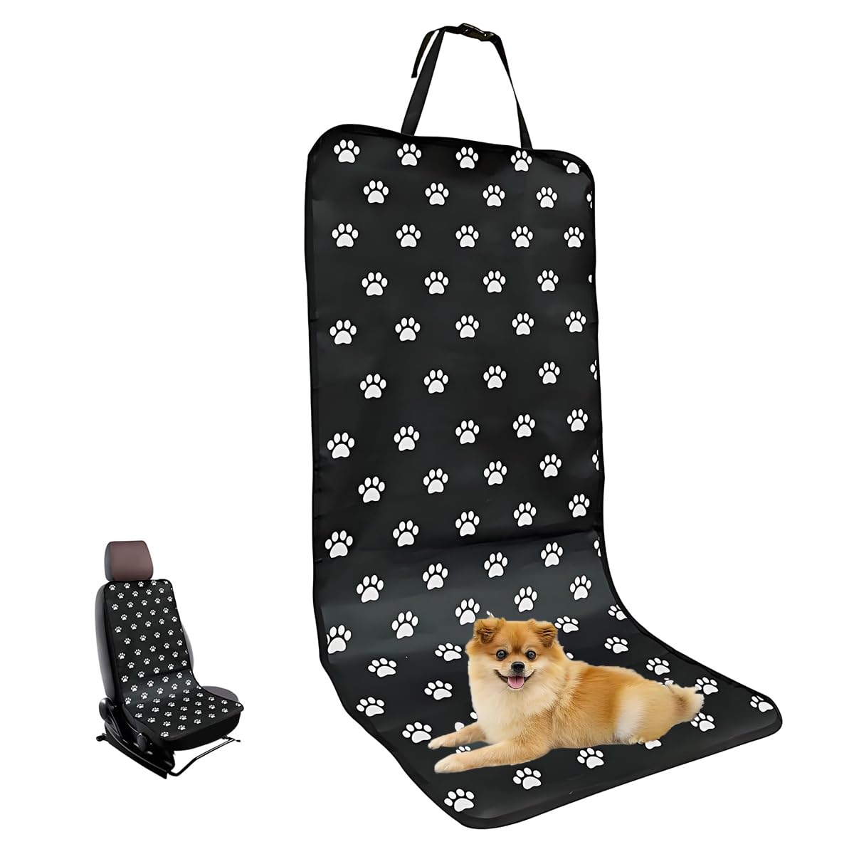 ONEMAJI Dog Car Seat Cover for Audi A6 Allroad Quattro (C8) 2019-, Waterproof Non-Slip Dog Car Seat Cover Front Passenger Dog Car Seat Protector
