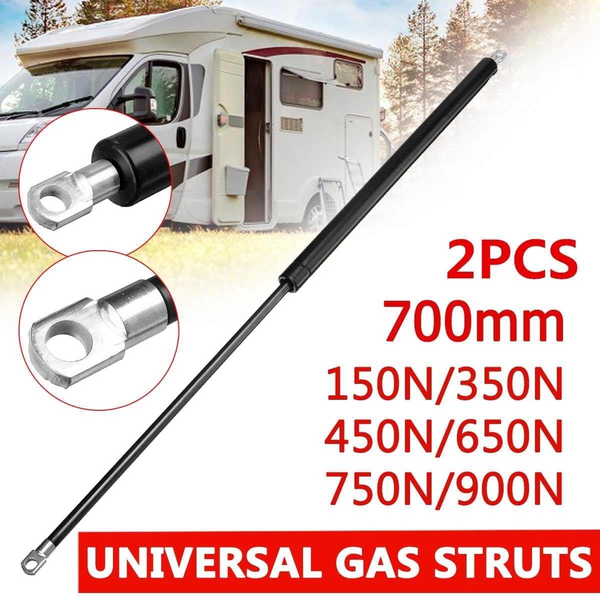 Ammortizzatore 2pcs 700 Millimetri 100-900N Ammortizzatori A Gas Bar Molla A Gas Cappuccio Asta di Supporto Shock Ascensore per Letto Finestra Motore Auto (Dimensione : 450N)