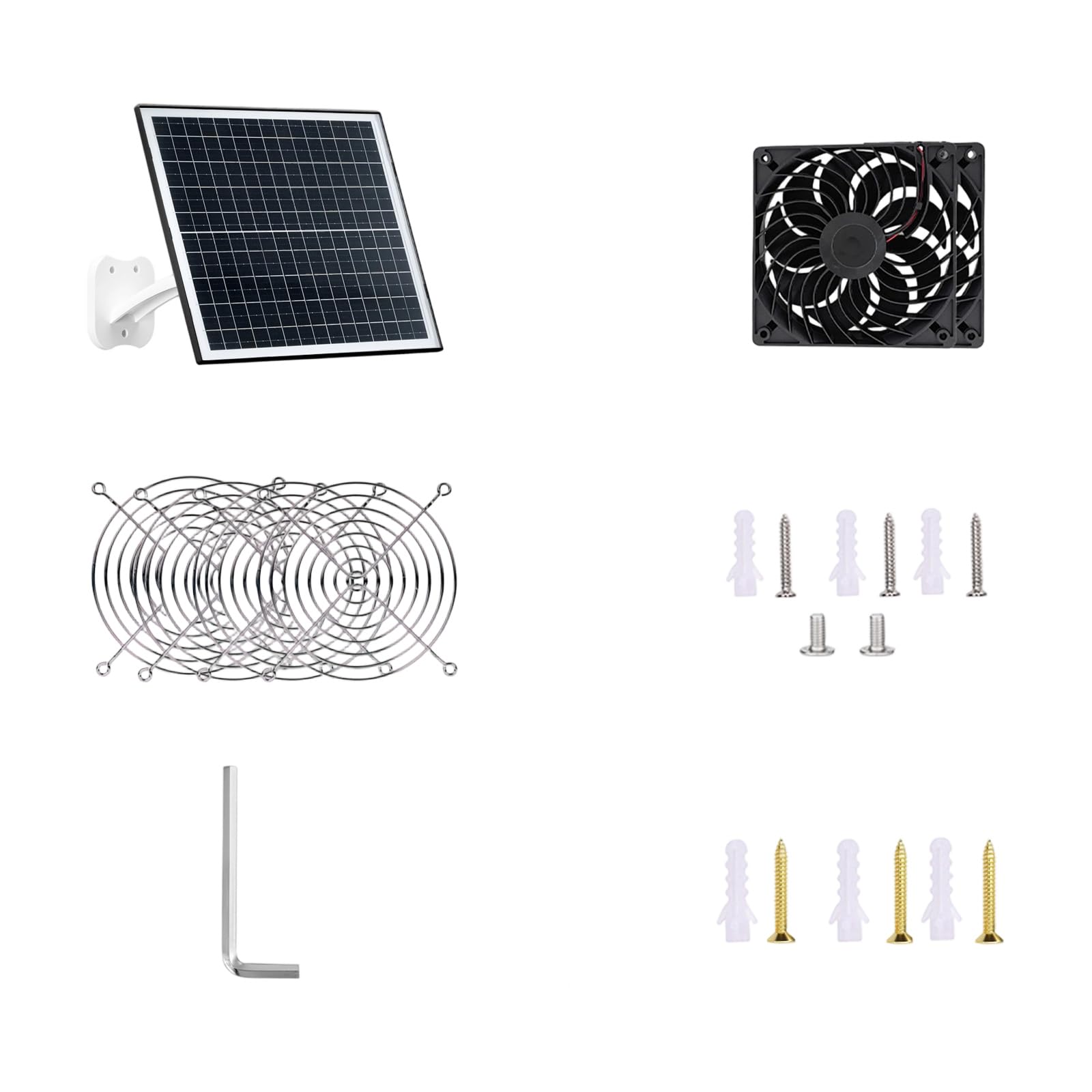 Ventilador solar inteligente para un gallinero fresco y un ambiente ideal todo el día