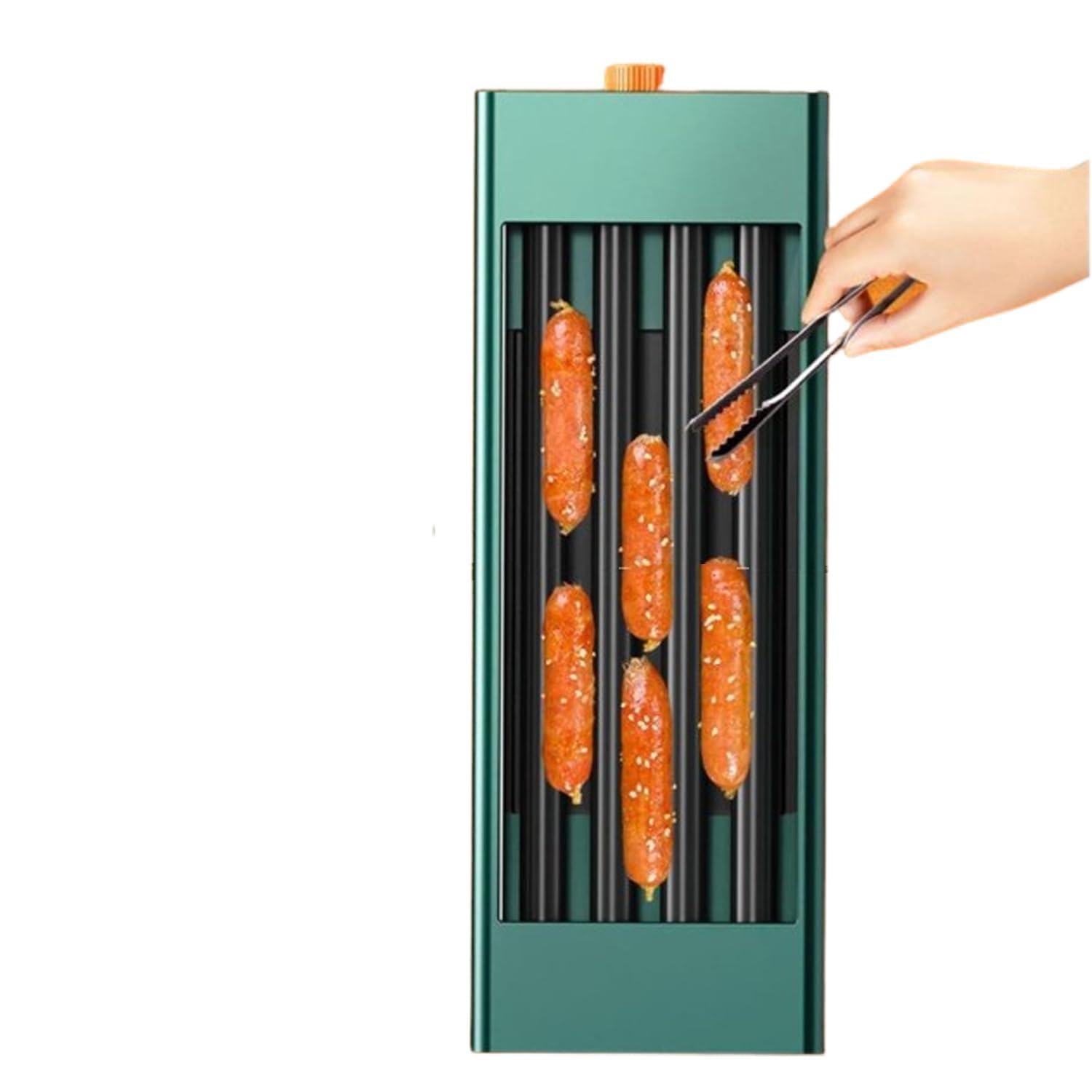 Máquina para Asar Perritos Calientes con Rodillos, Máquina para Asar Perritos Calientes con Rodillos para Cocina Y Restaurante, Mini Máquina para Hacer Salchichas A La Parrilla