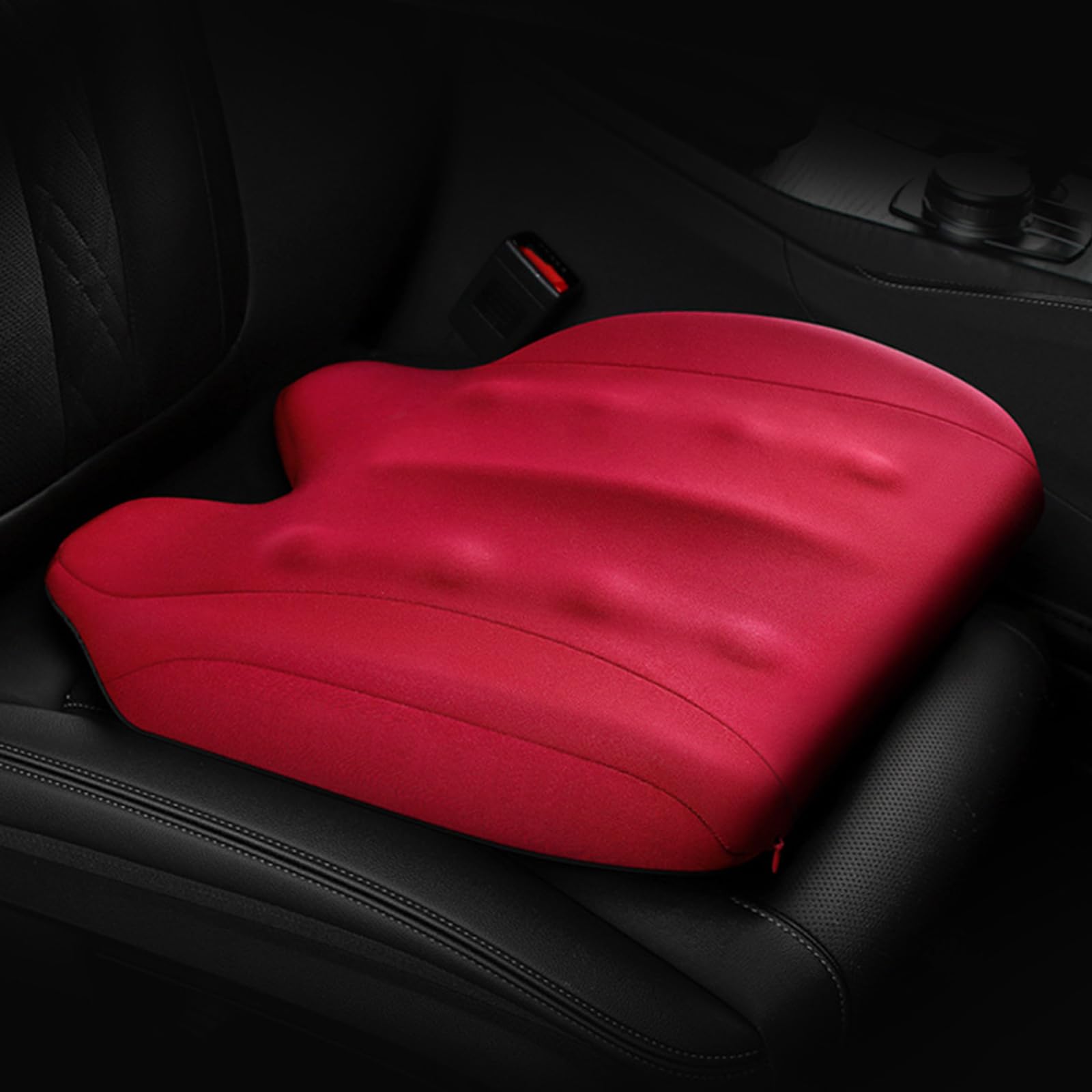 Autositzkissen zur Schmerzlinderung des Steißbeins, ergonomischer Sitzerhöhung aus Memory-Schaum mit rutschfester Unterseite und waschbarem Bezug