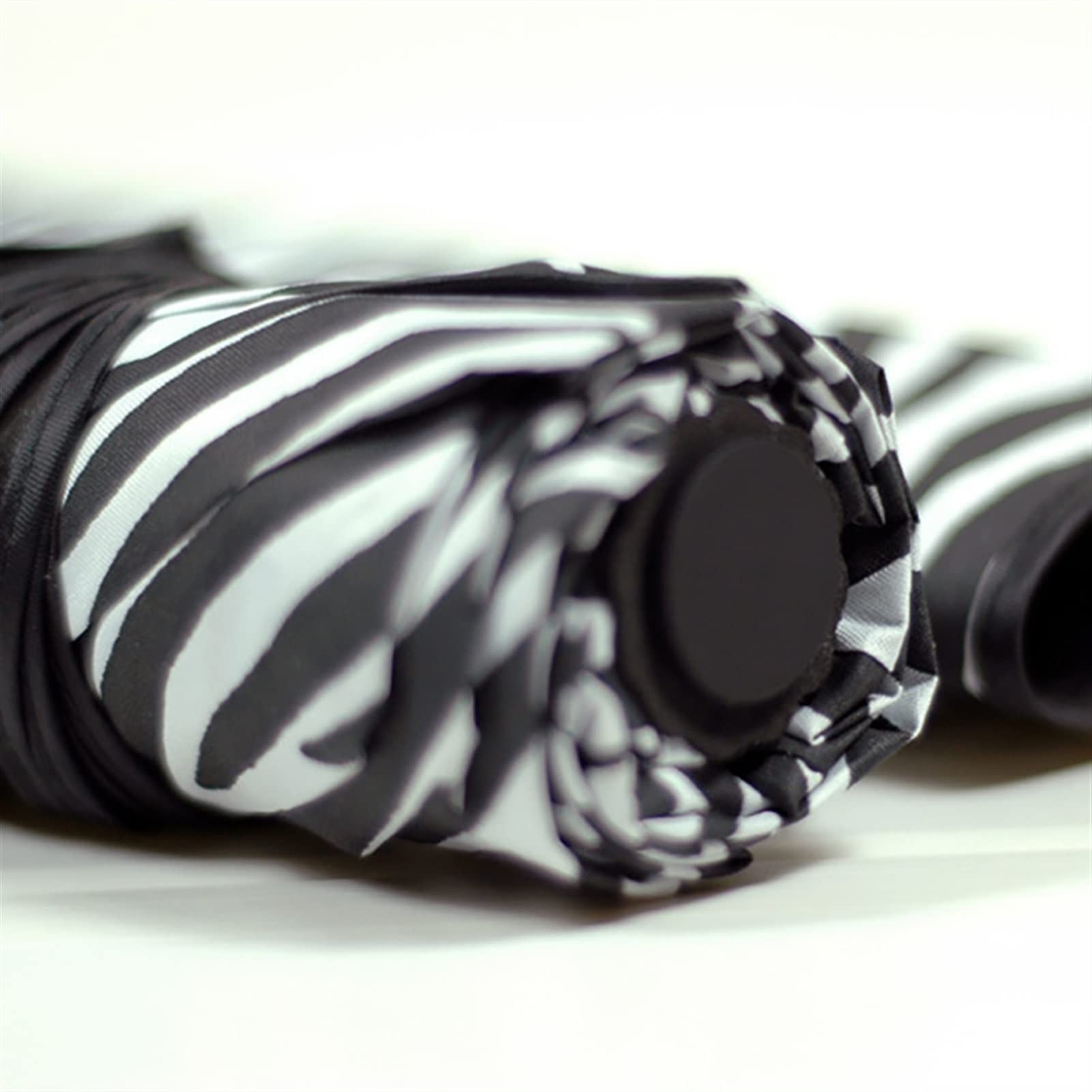TEESONG Parasole na parasole przeciwdeszczowe moda zebra wzór w paski 3-składany parasol przeciwdeszczowy parasol dziecięcy dla kobiet mężczyzn wiatroszczelne parasole parasol na zewnątrz