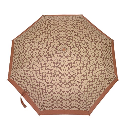 [コーチ] COACH 小物 (折りたたみ傘) F63364 カーキ×サドル IMBDX シグネチャー レディース [アウトレット品] [並行輸入品]