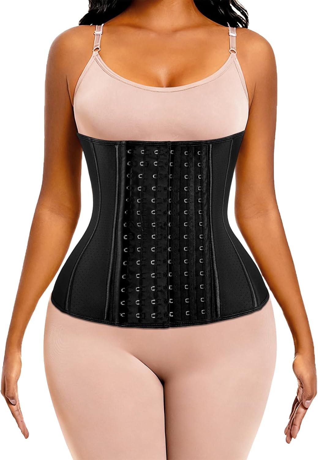 ECOWALSON Waist Trainer for Women - 9/25 Steel Bones & Additional Extender Cincher Corset for Hourglass body Shaper