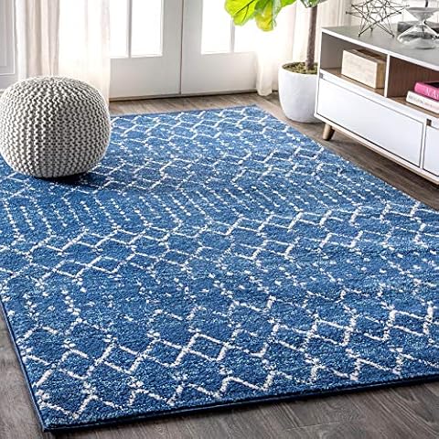 JONATHAN Y Moroccan HYPE Boho Area Rug Cover