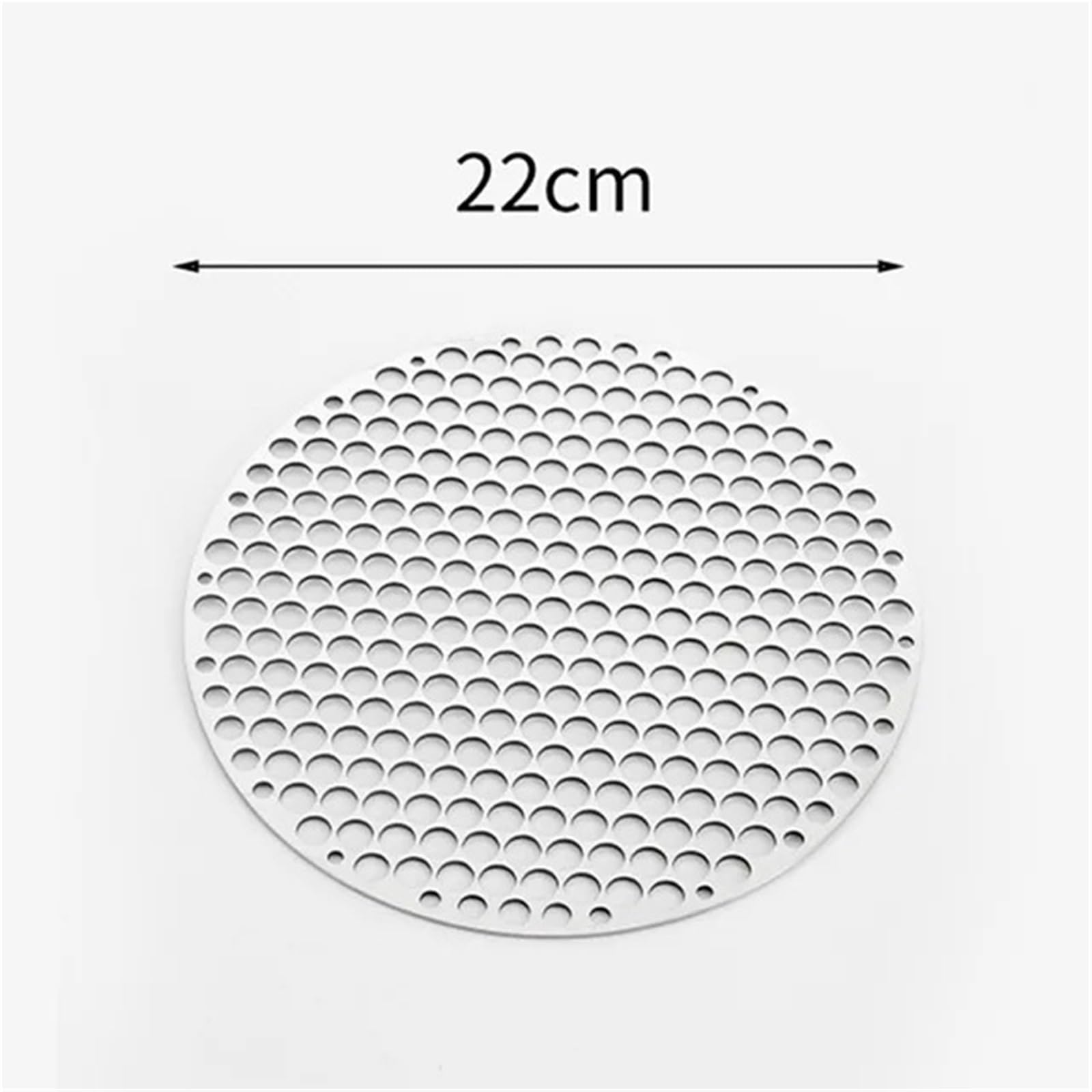 Parrilla de Acero Inoxidable Redonda for Barbacoa, Malla for Asar Tocino, Red Hierro, Accesorios for Camping, Rejilla Antiadherente para Acampar Y Hacer Picnics(24CM)
