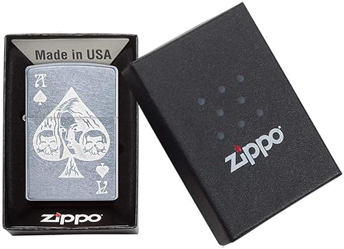 Vista 34 de Zippo - Encendedores Zippo Ace. Vintage Ace Cromo Cepillado