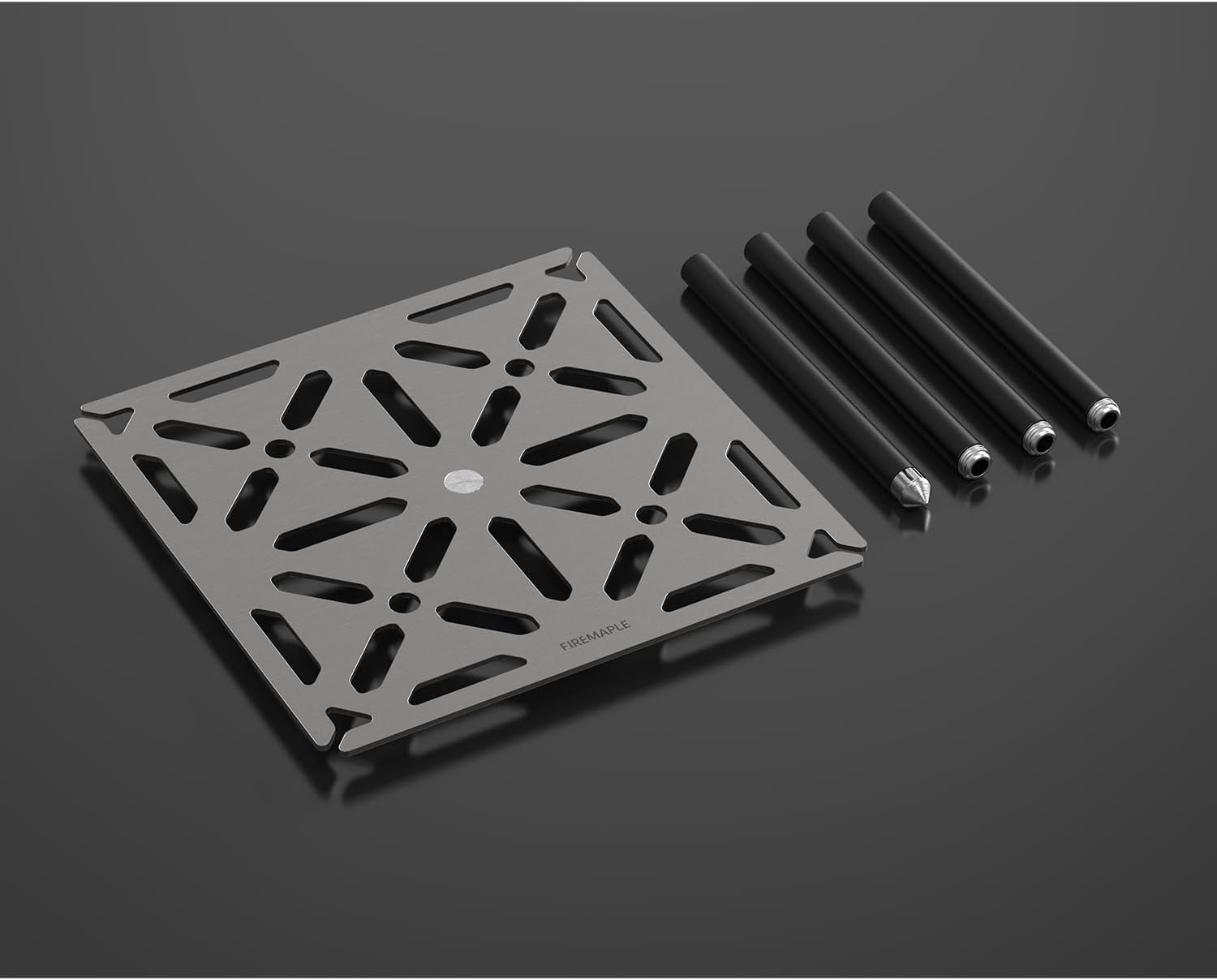 Fire-Maple Portable Tripod Stand Camping Table - Lightweight Aluminium Alloy & Stainless Steel, Detachable Feet, Adjustable Height, Compact Design