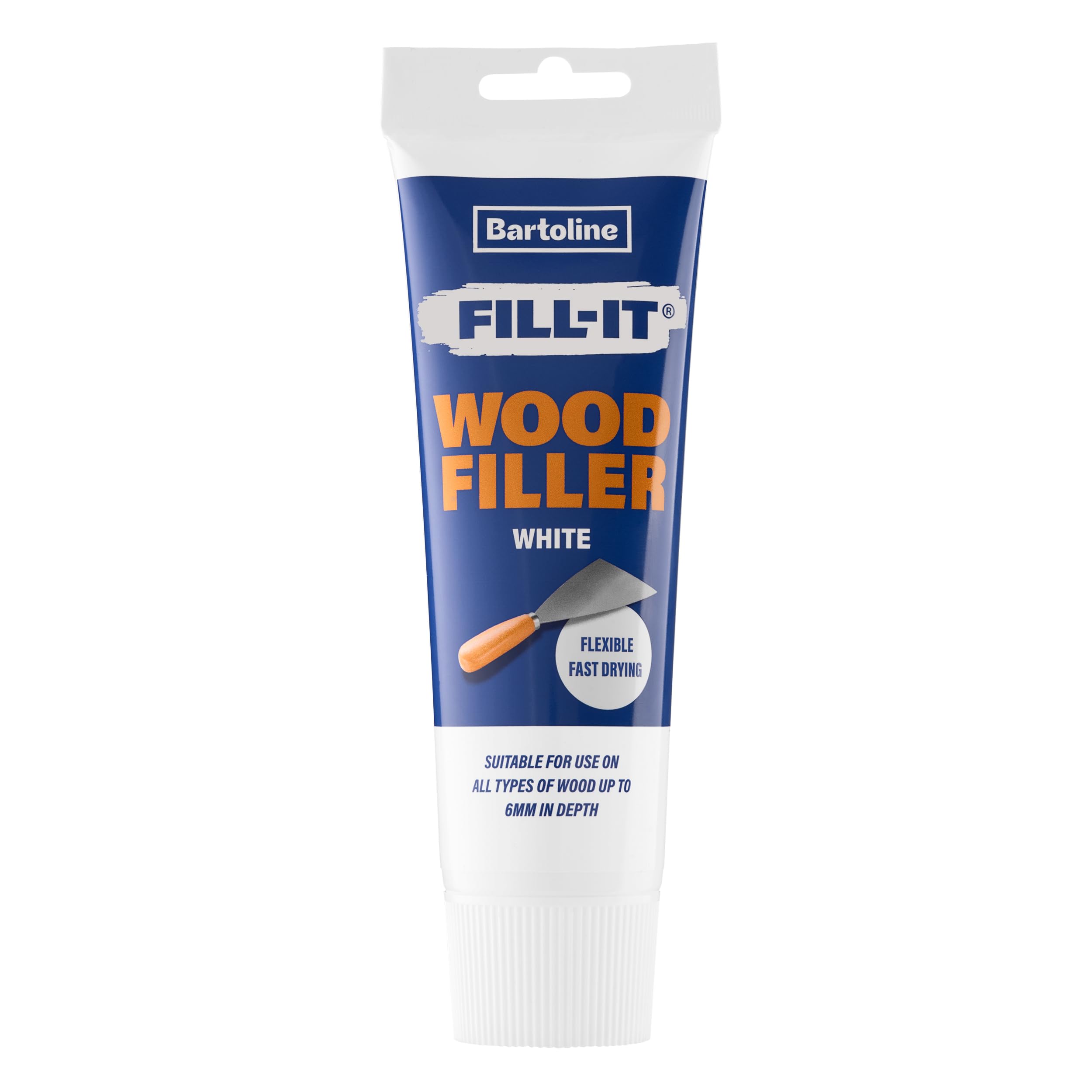 Bartoline Ready Mixed Wood Filler Tube White for Wood Repairs 330g