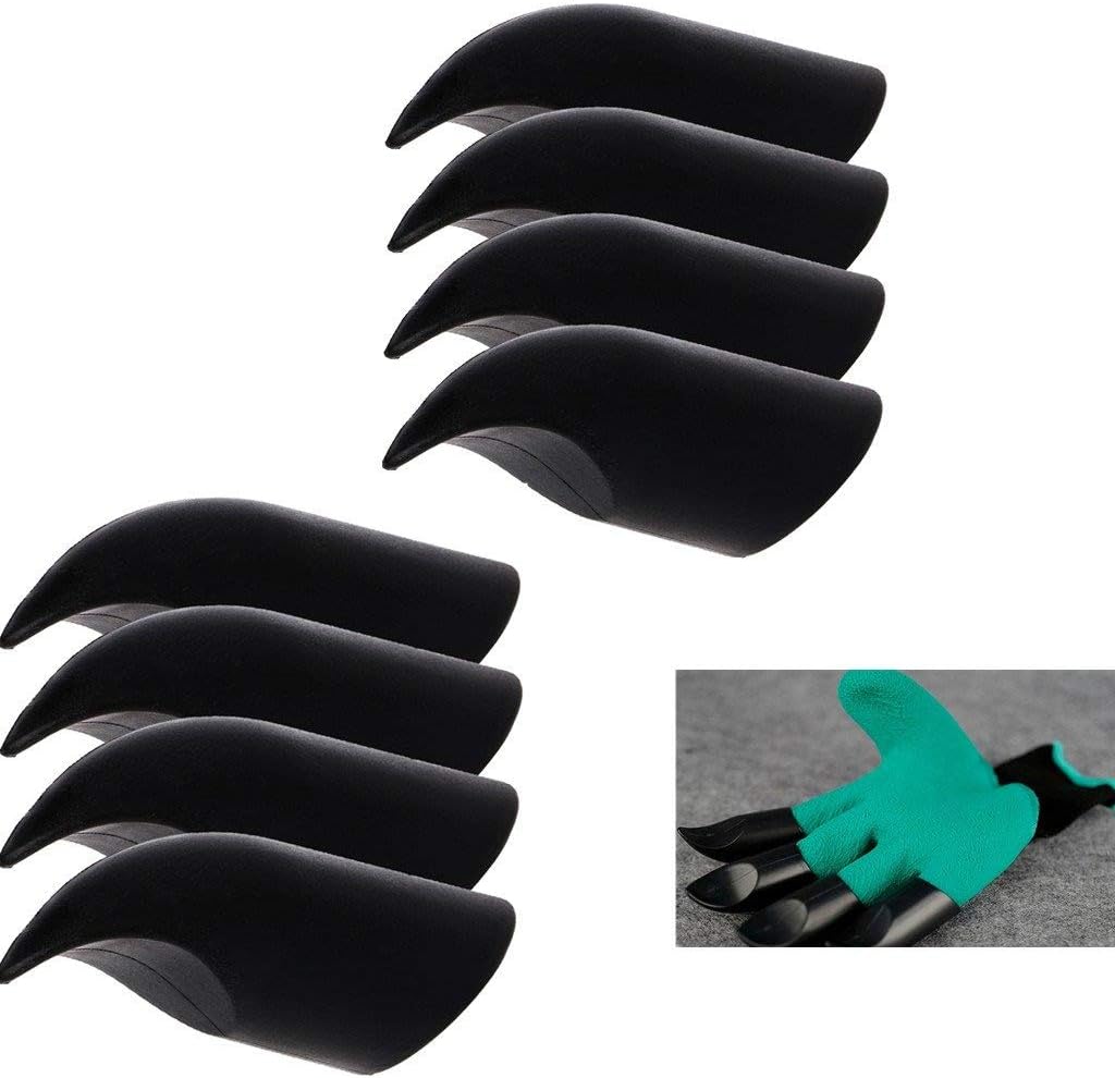 8Pcs Plastic Claws Gloves Supplies Garden Plant Digging Protective Safety Party Decor