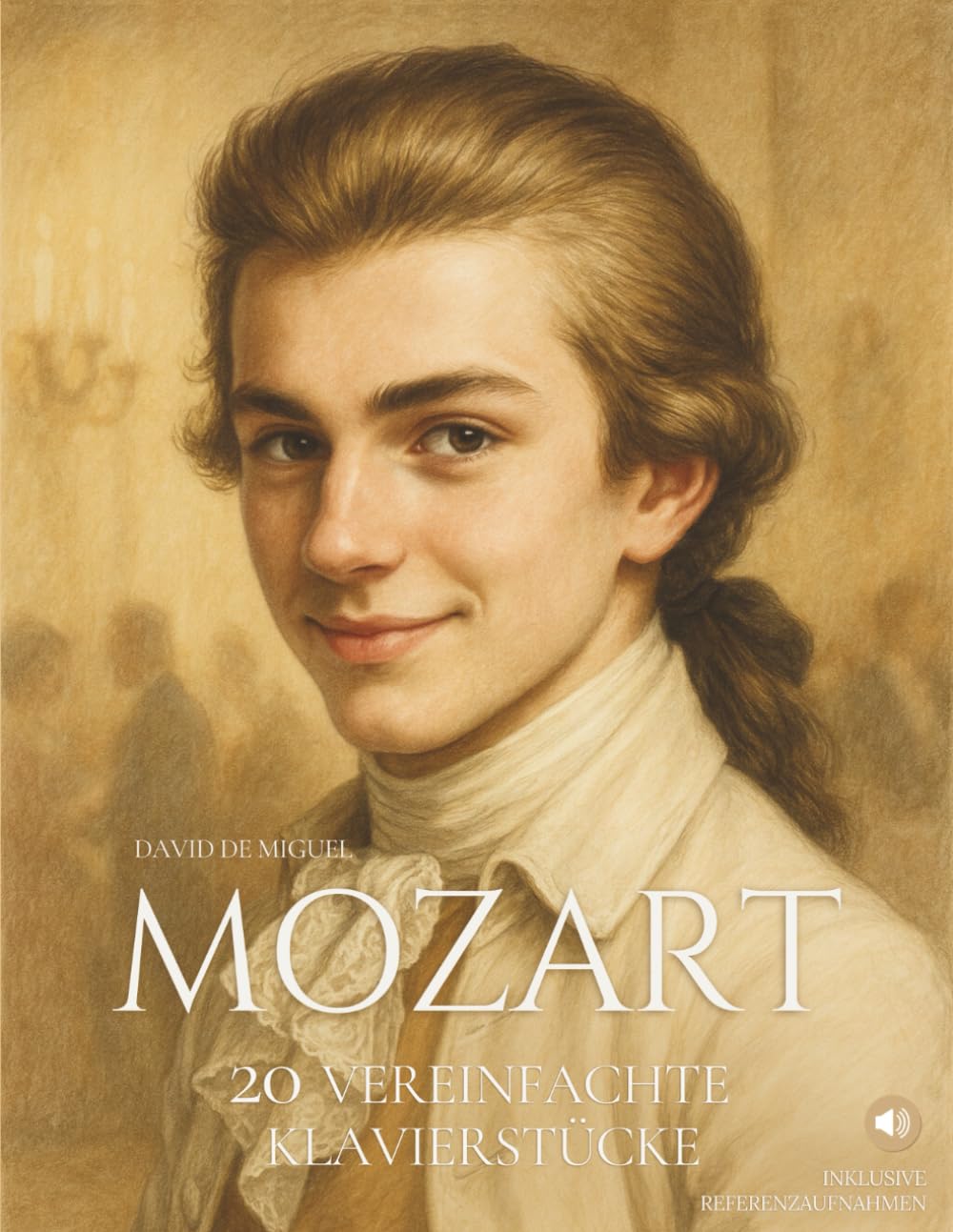 Mozart: 20 vereinfachte Klavierstücke: Einfache und ausdrucksvolle Bearbeitungen mit Illustrationen, historischem Kontext und Referenzaufnahmen. (Große Komponisten – Leichte Fassungen für Klavier)