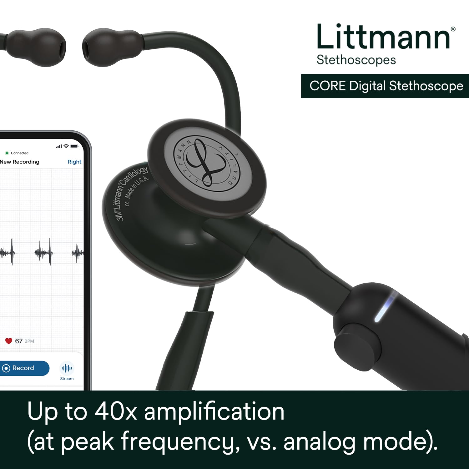 Amazon.com: 3M Littmann CORE Digital Stethoscope, Our Most