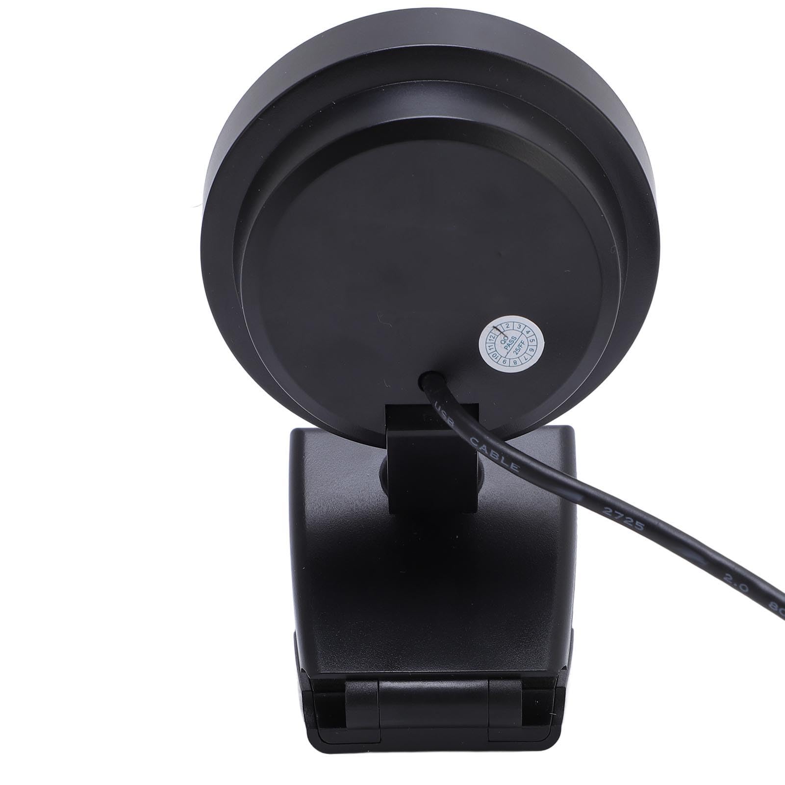 Fyearfly Kamera internetowa 4K ze światłem, kamera strumieniowa USB 1080p z mikrofonem i pilotem zdalnego sterowania, kamera internetowa, automatyczna regulacja ostrości, do komputerów stacjonarnych
