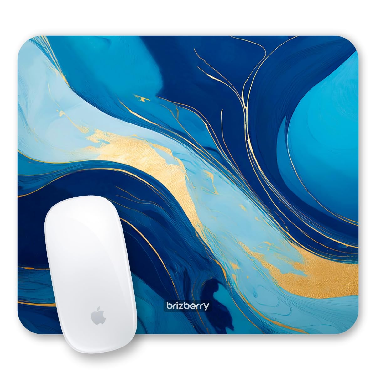 ARTBRIZ® Brizberry Pro-X1 Mouse Pad, Optimised for Speed and Precision, Premium Anti Skid Rubber Base, for Office Desktop Laptop PC Mac, 240mm x 210mm x 3mm (123S - Pack of 1)