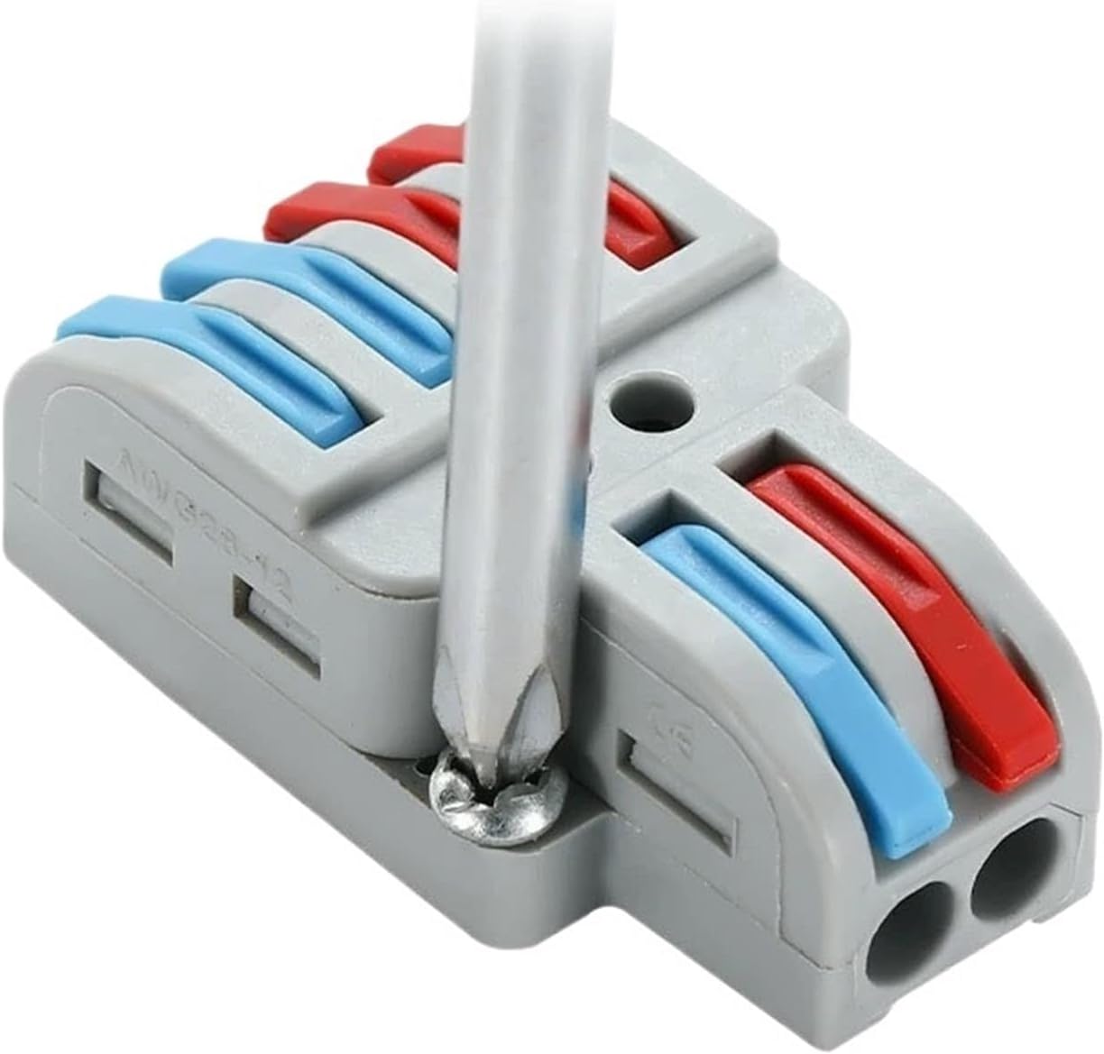 Wire Fast Connector 2 in 4/6/8 Out Wire Splitter Terminal Compact Wiring Cable Connector LT-422 LT-623 LT2-8(2 in 8 Out,1PC)
