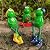 SFCOEABR Cute Frog Garden Decor for Outside, Funny Resin Garden Statues Yard Decoration Outdoor, Unique Frog/Rabbit/Monkeys Art Figurines for Patio Lawn House (Frogs a)