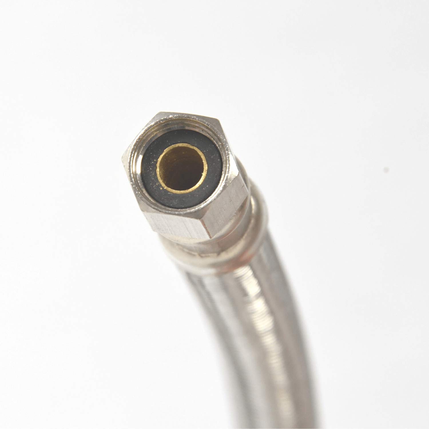 Tubo flessibile lungo per frigorifero (9,2 m) – universale per tutte le marche di frigoriferi – Icemaker Water Supply Line – Connessioni ¼" x ¼" – Tubo di alimentazione frigorifero per ghiaccio e