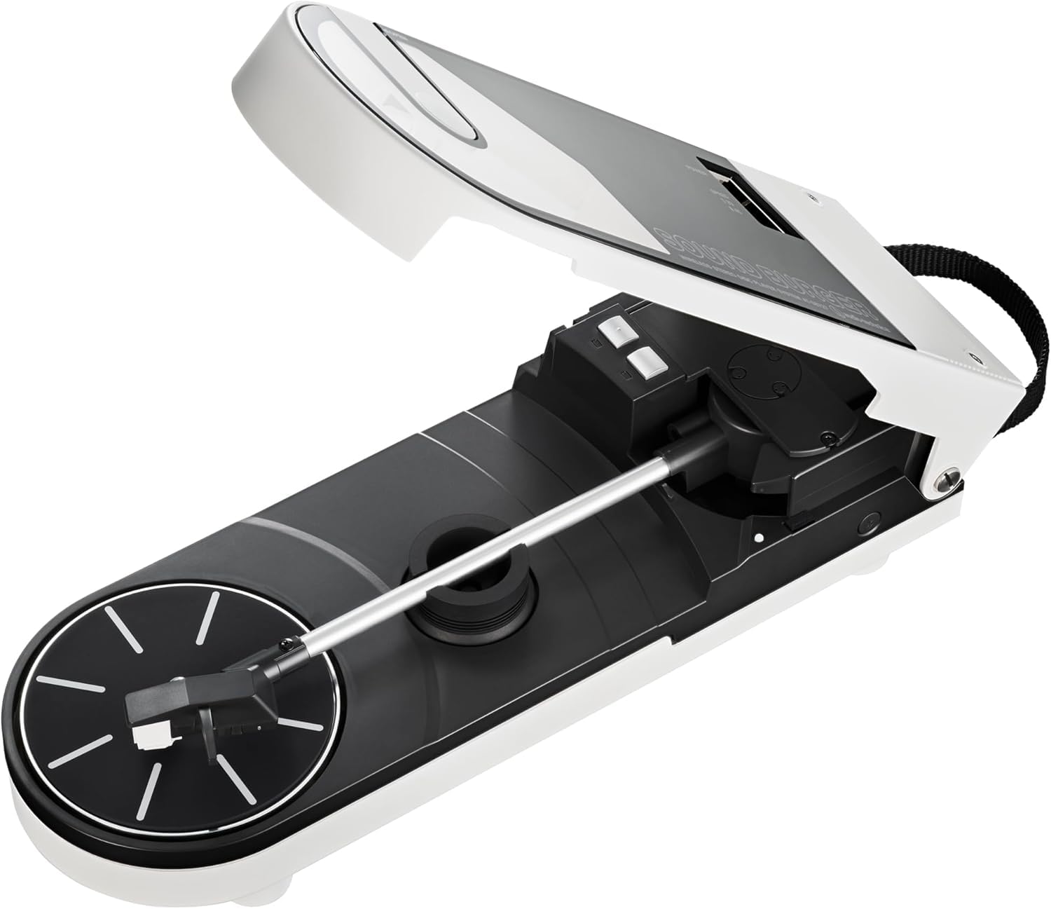 Audio-Technica SB727WH Sound Burger Tragbarer Bluetooth-Plattenspieler