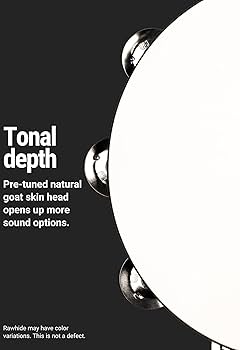 ゆったり柔らか MEINL Percussion マイネル フレームドラム Goat Skin Bendir 12