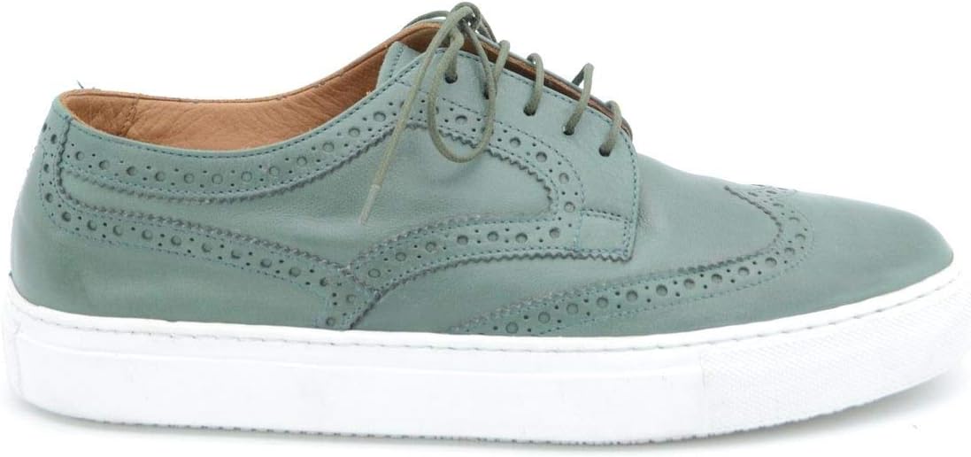 Luxury Fashion | Fratelli Rossetti Homem MCBI36904 Verde Couro Sapatos Com  Laços | Estacão Outlet | Amazon.com.br