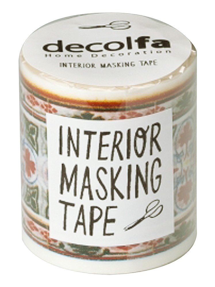 decolfa タイル 幅50mm✕8m インテリアマスキングテープ8点セット