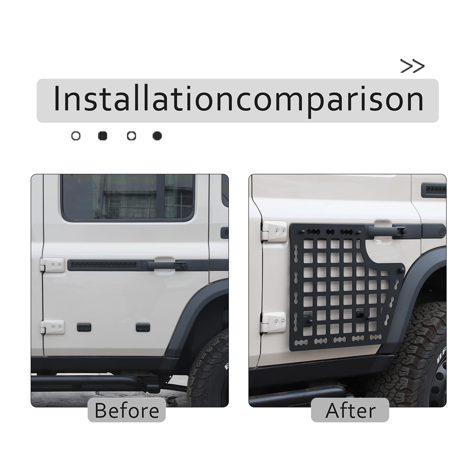 DIYUCAR Plateau De Rangement Pour Tableau De Bord De Voiture, Support De Téléphone Compatible Avec Ineos Grenadier 2020-2024