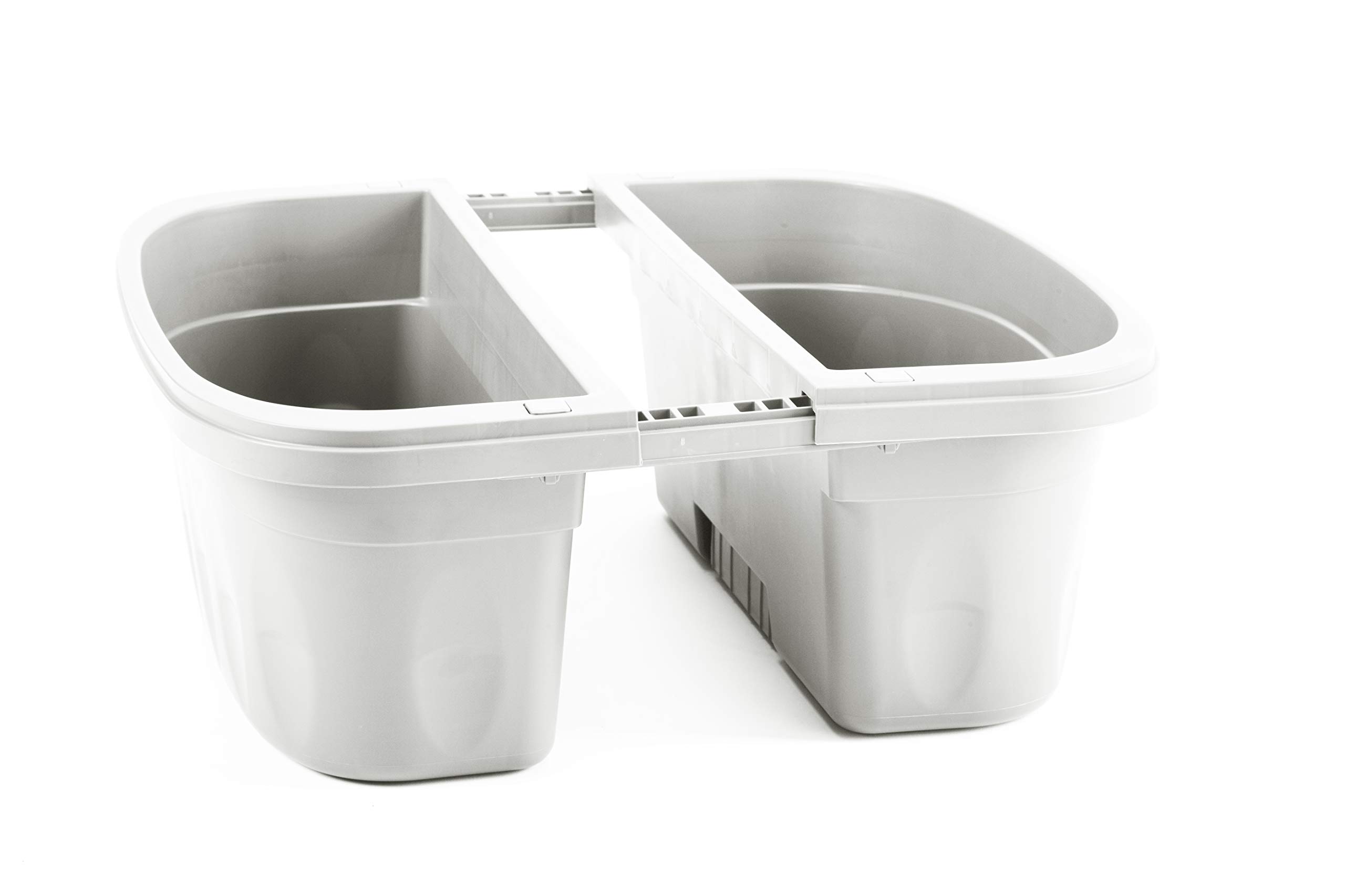 Apollo Exports InternationalAP-30232 16" Double Sided Adjustable Railing Planter, White