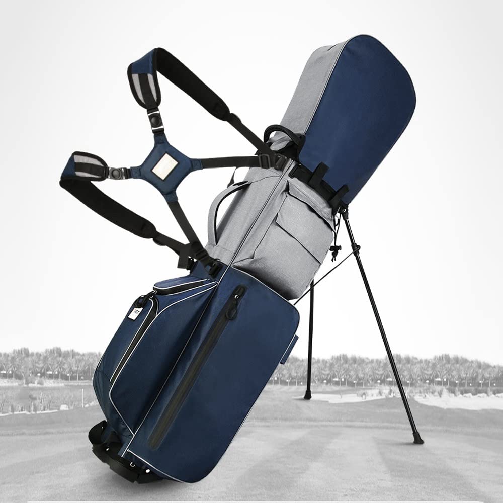 Torba golfowa, wielofunkcyjna torba golfowa dla mężczyzn, 8-kierunkowy rozdzielacz, wodoodporna i lekka torba golfowa, wygodna i dostępna (Black)