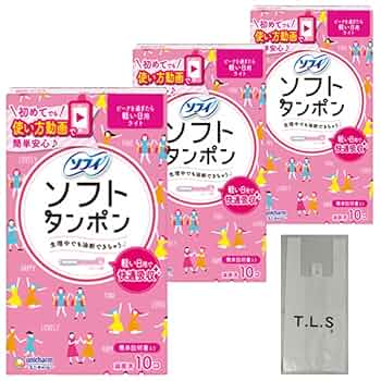 Amazon | 【3箱セット＋オリジナル袋】ソフィ ソフトタンポン