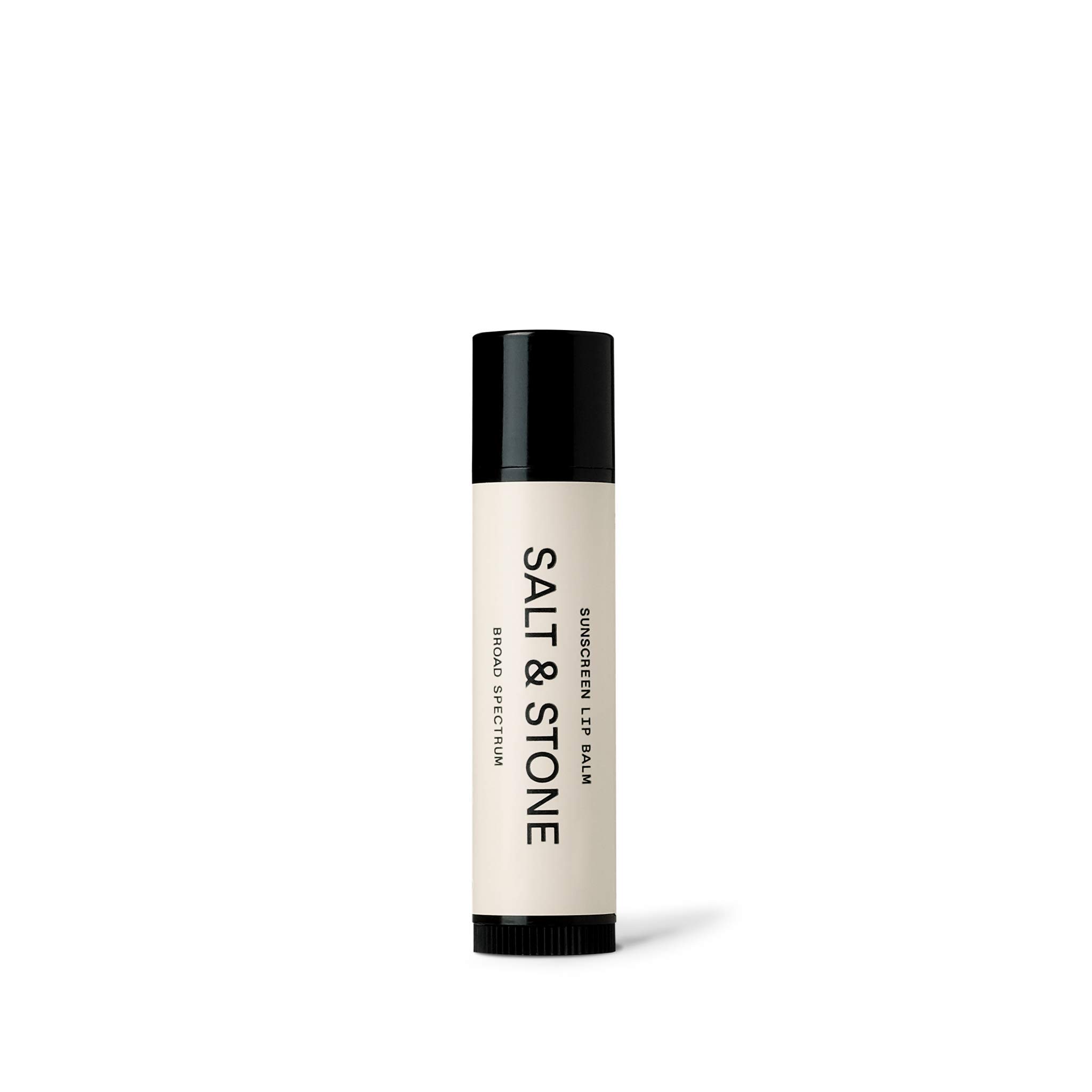 Salt & Stone SPF 30 Mineral Broad Spectrum Organic Lip Balm - Natural Moisturizer Heals chapped & dry lips - Reef Safe UVB & UBA protects - Water resistant (4.3g), SS005