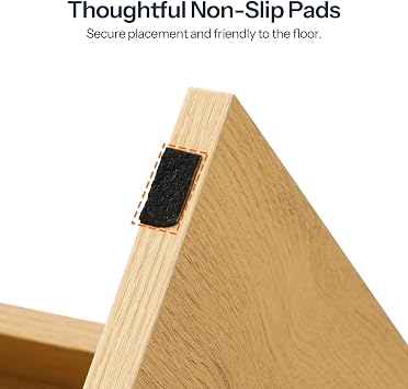 HOOBRO Step Stool for Kids, Two Step Toddler's Stool, Kids Potty Training Stool with Handles, Non-Slip Pads for Safety, Easy to Move, for Sink, Bathroom, Bedroom, Natural NL01JD01G3