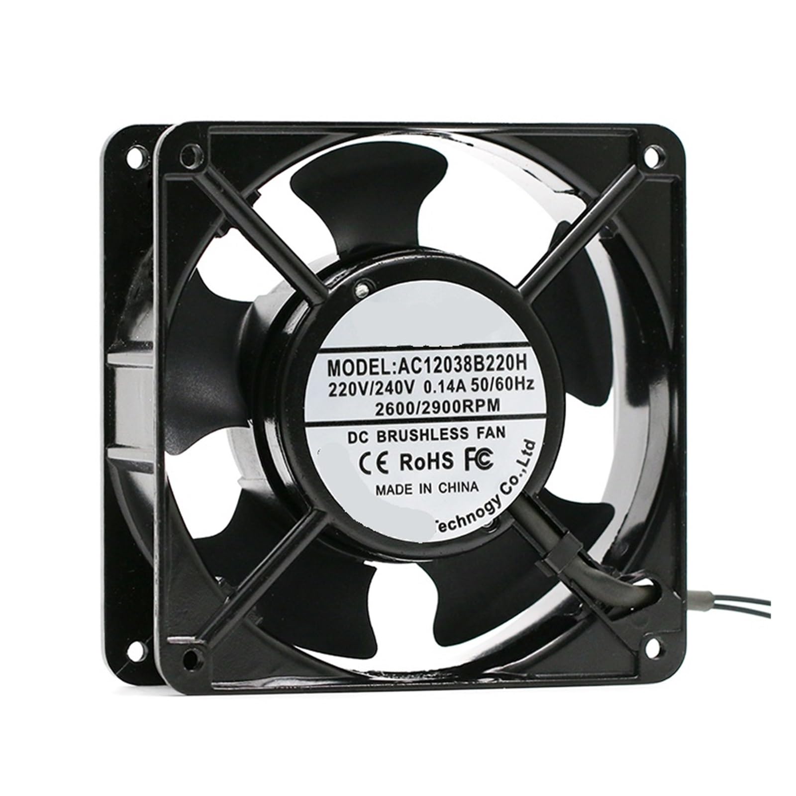 Ventilateur de refroidissement double roulement 120mm pour armoire électrique