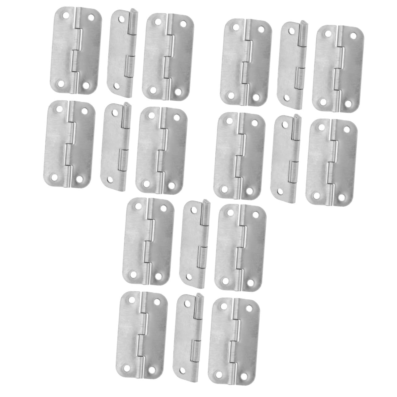 3 Sätze Kühler -scharnier -kit Kühlerer Ersatzteile Austausch Der Kühlerscharniere Truhen Kühler Tauschen Ersatzteile Für Kühler Kühler-ersatzteil Silber 6 Stück * 3