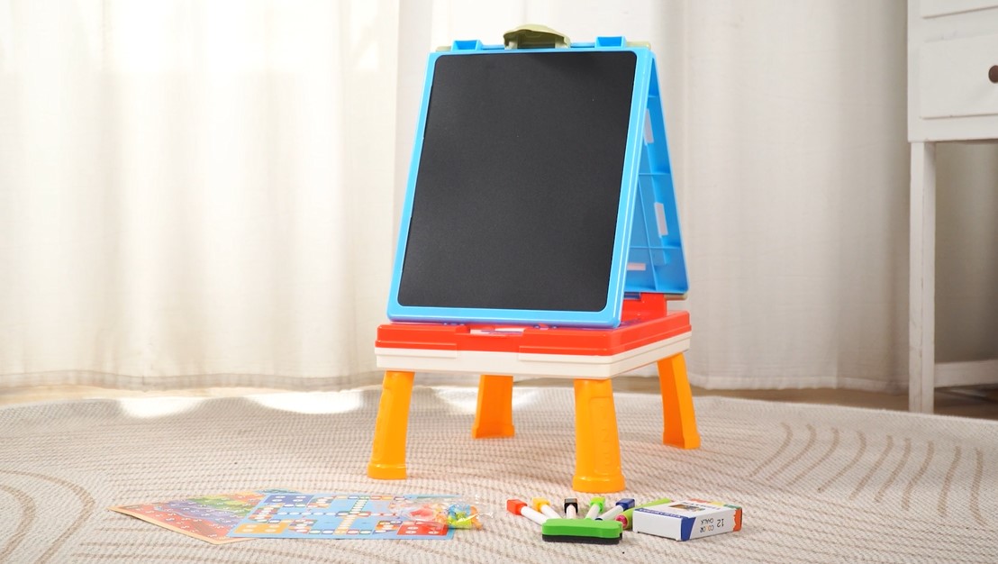 Amazon.com: Kids Art Easel Toys, Foldable Double-Sided Tabletop