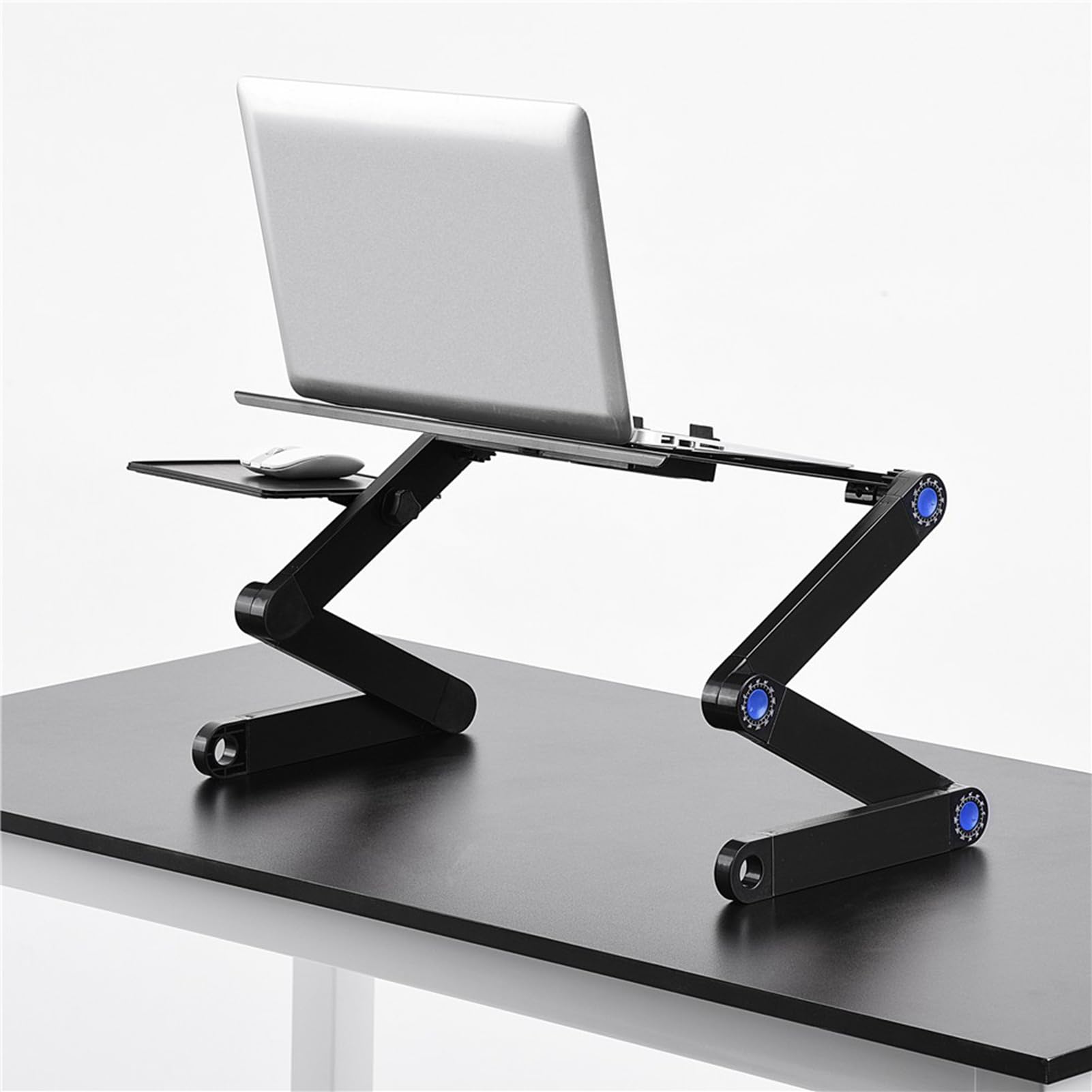 Supporto Regolabile per Laptop 360, Scrivania in Lega di (BLACK)