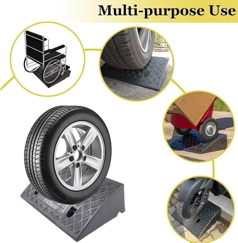 Rampa de umbral de Goma, rampas de bordillo para Coches, rampa de acera de, rampas de Movilidad para Scooter, Silla de Ruedas, rampas para Puerta de acera