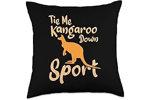 Tie Me Kangaroo Down Sport Souvenir Gear Throw Pillow