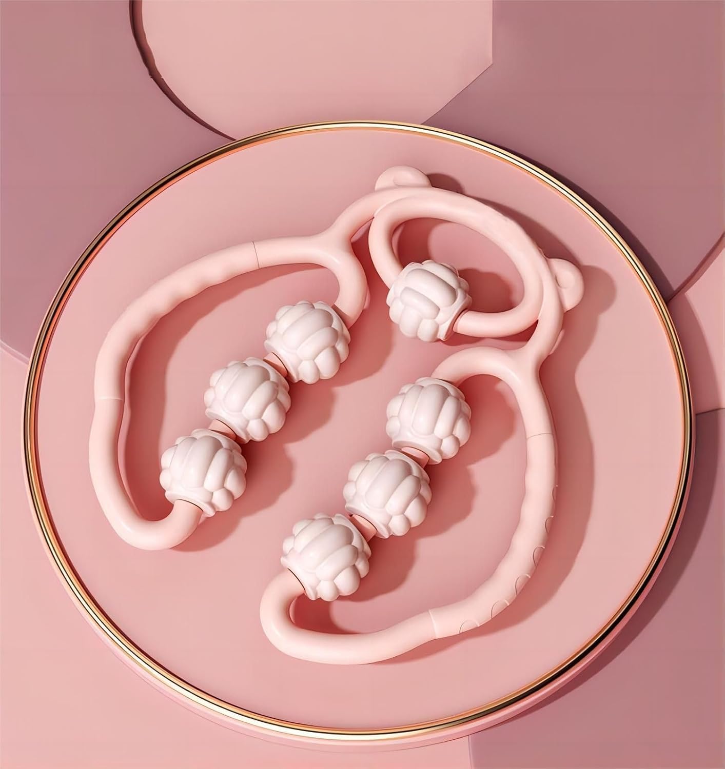 Excefore Global Pulse - Muscle Roller, Trigger Point for Calves, Leg, Neck, Tennis Elbow and Golfer Elbow, Foam Roller Deep Massage Tool for Relieve Muscle Soreness, Stiffness and Tight Muscles