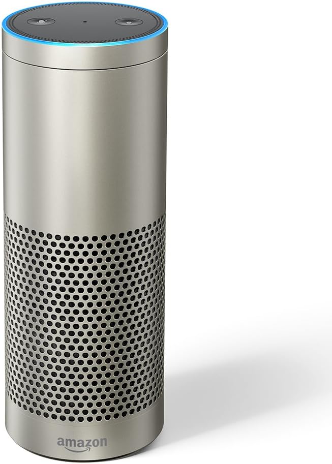 Certified Refurbished Echo Plus (1st Gen) with built-in Hub – Silver