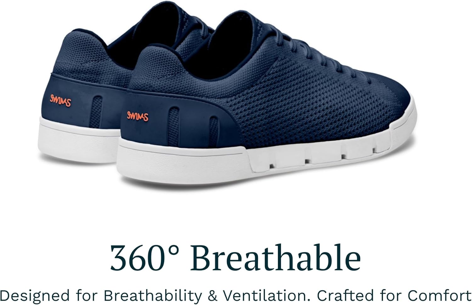 SWIMS Men Sneakers Shoes, Casual Lightweight Shoe, All Day Stylish Comfortable Breeze Tennis Knit Sneaker - Image 3