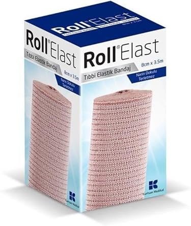Roll Elastic Bandage 8 Cm x 3.5 m