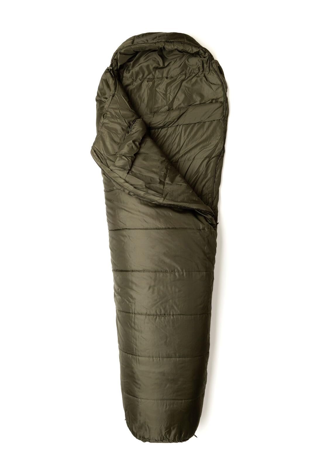 Snugpak The Sleeping Bag WGTE Sac de couchage momie léger et compact avec sac de compression pour camping, randonnée avec cordon de serrage et double fermeture éclair