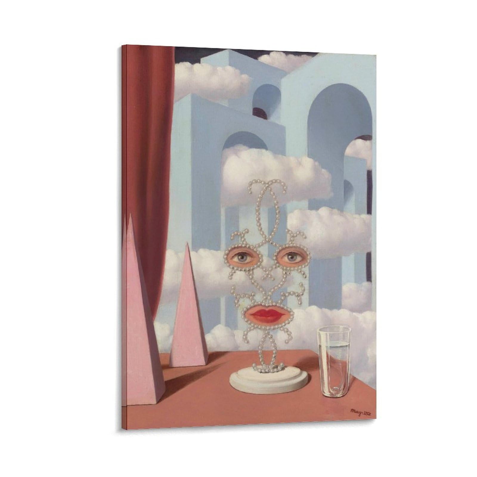 KOOHTAA René Magritte Shéhérazade Art Poster Painting Print Photo Art Painting Canvas Poster Home Modern Decor Posters 16x24inch(40x60cm)