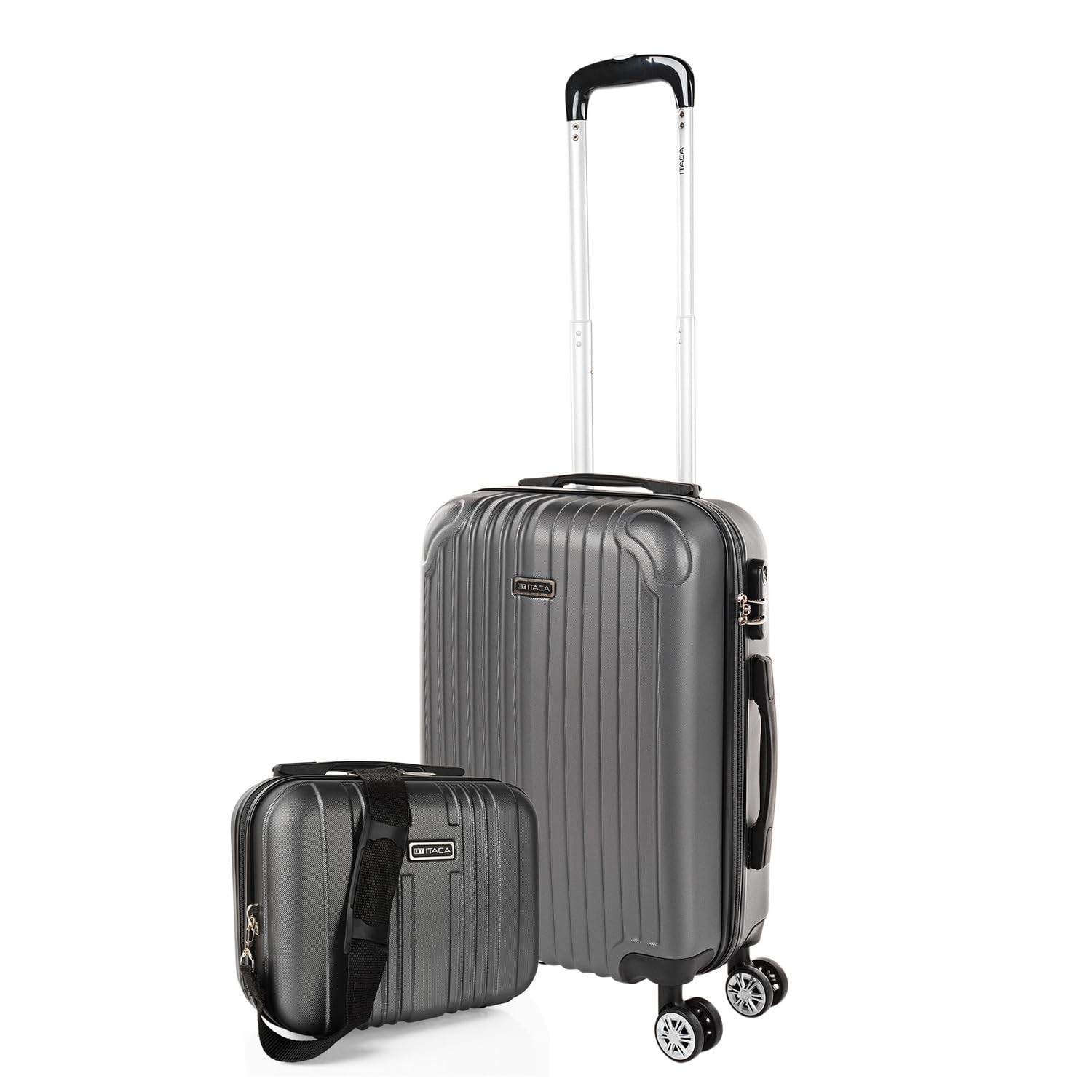 ITACA - Maletas Grandes De Viaje Rígidas Ligeras con 4 Doble Rueda 360° Maleta Grande 23 Kilos Alta Resistencia Extensible Maleta XL Duradera, Mandarina — view 39