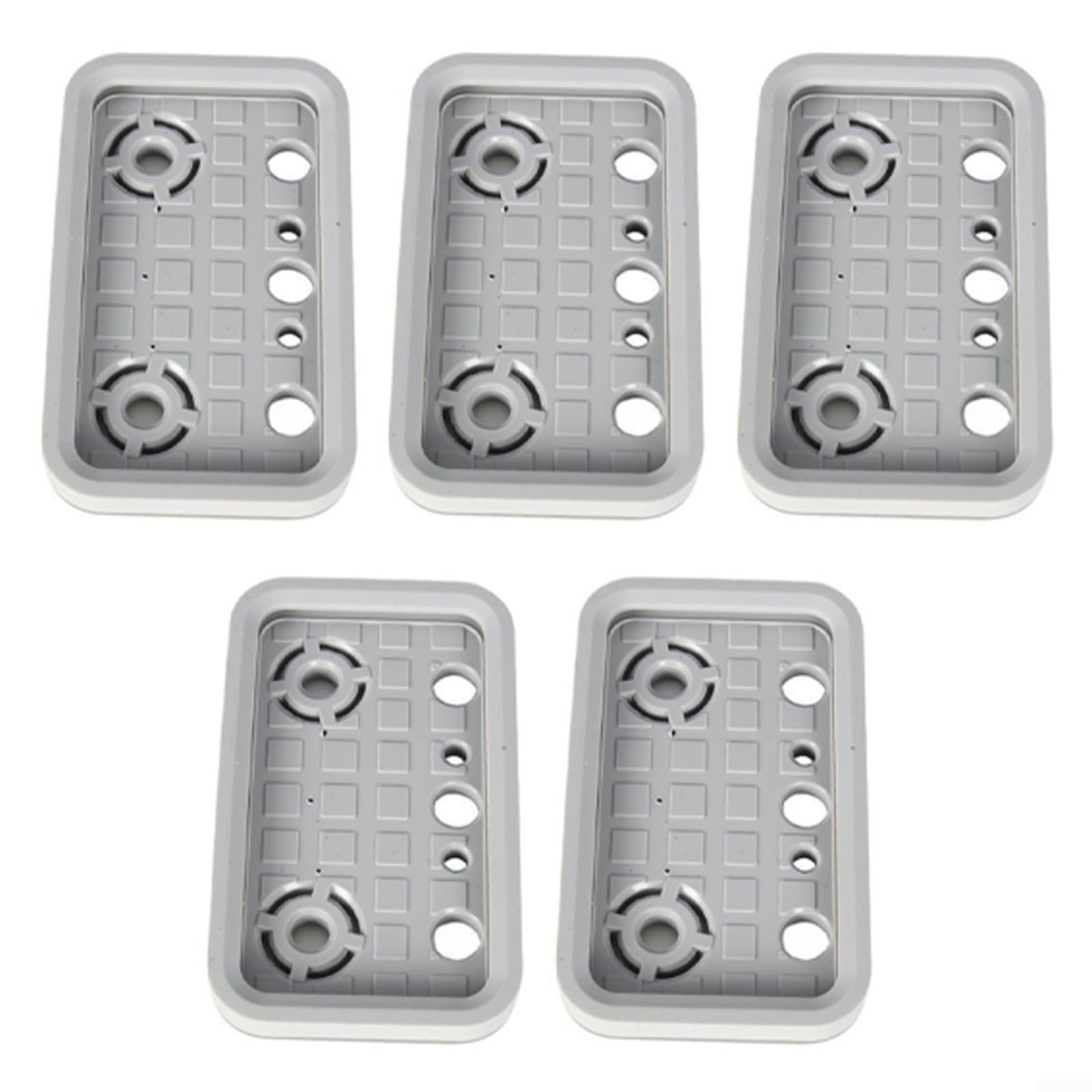 5 unidades CNC para almohadillas de vacío 125 x 75 x 17 mm de goma con microagujeros para centros de mecanizado Homag y Nanxing