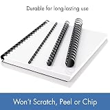 Mead CombBind Binding Spines/Spirals/Coils/Combs, 3/4", 150 Sheet Capacity, Black, 125 Pack (4000136) – view 7