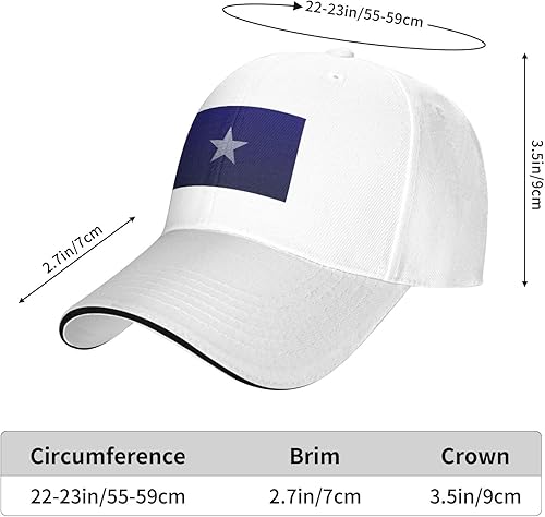 Vista 6 de QIZYOQA Bonnie Blue Flag Knitting Effect Baseball Cap for Men Women Adjustable Funny Dad Hat