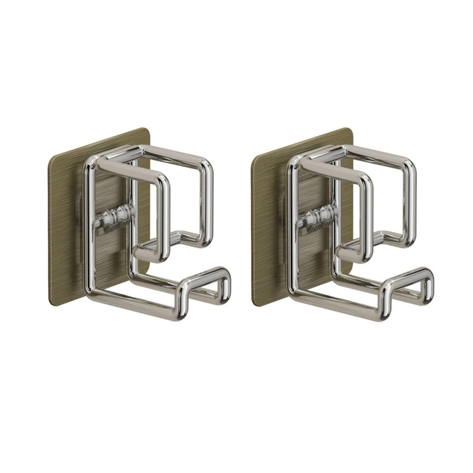 YCENJEPSAZ 1/2/4/6Pcs Stainless Steel Washbasin Hook Multifunction Punch-free Kitchen Bathroom Rack Basin Storage Rack Towel Hanging Holder(2pcs)