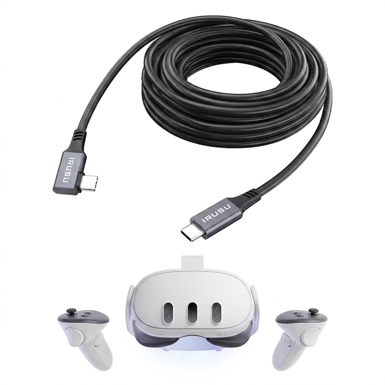 IRUSU Link Cable for Meta Quest/Quest 2, 3 and 3s : 16-Feet