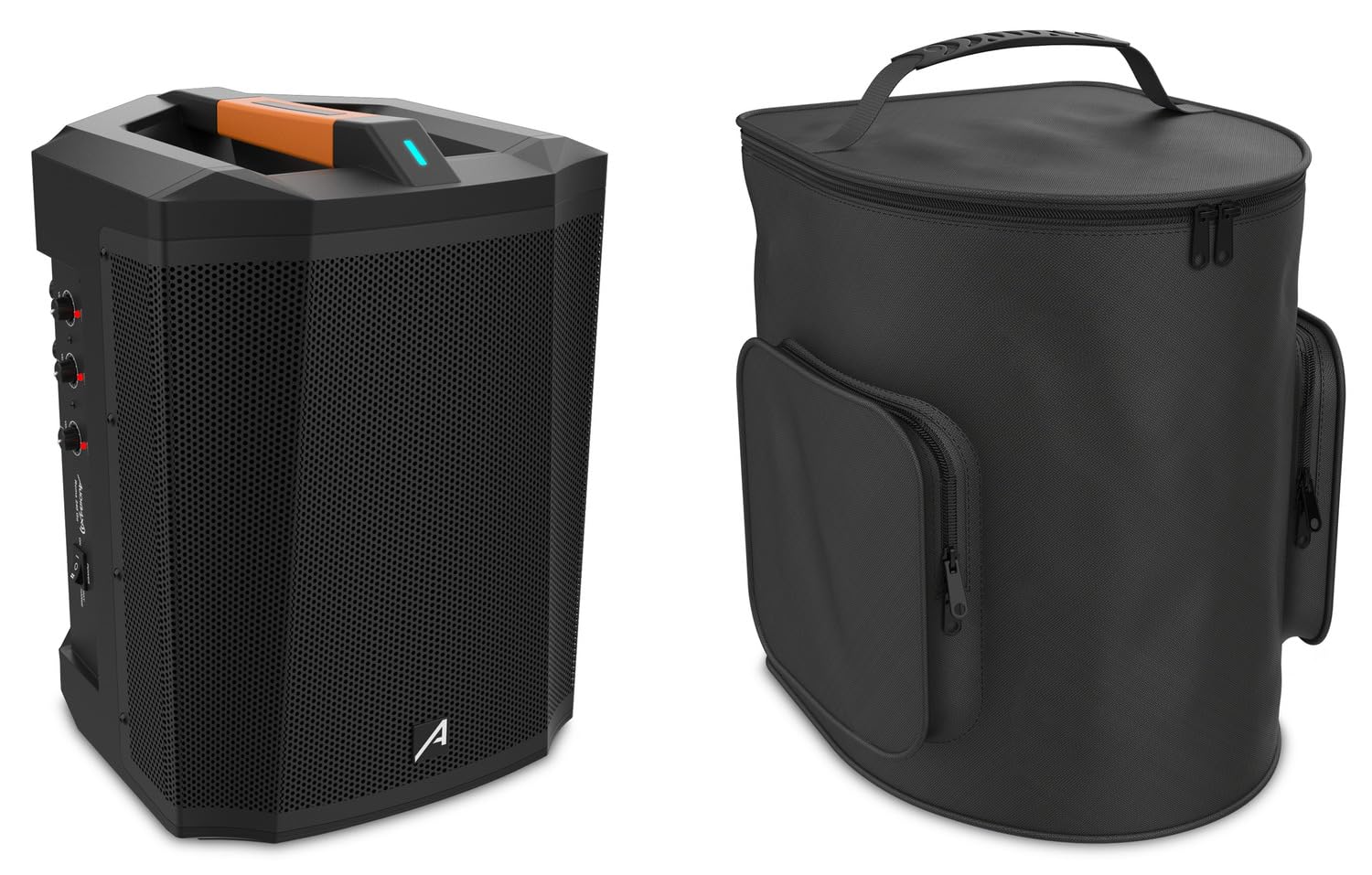 Audibax Roma 240 Go - Altoparlante PA Attivo Portatile - Potenza 240W - Altoparlante Amplificato con Bluetooth - Batteria da 6,5" - Supporta la Funzione TWS - Distanza Bluetooth di 15 Metri